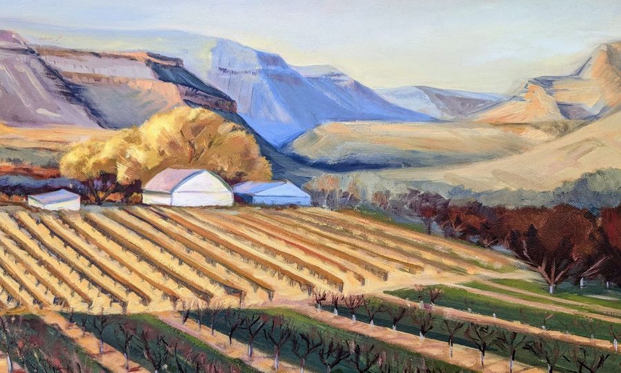 Nancy Lewis "My First Painting in Palisade"